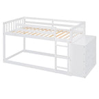 Bunk Bed With 4 Drawers And 3 Shelves