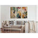 Painted Storm No. 2 Panel 3 Piece Framed Canvas Wall Art Set by Amy Lighthall