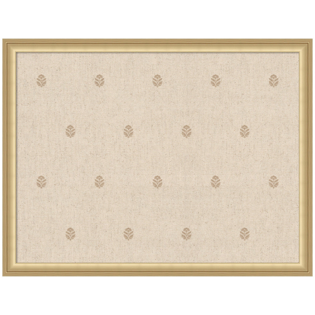 Pinboard Beige Botanical Block Print