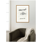Breakfast Club by Gabrielly Guedes Framed Canvas Wall Art Print