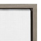 Sylvie Hey Dude Highland Cow Framed Canvas by The Creative Bunch Studio