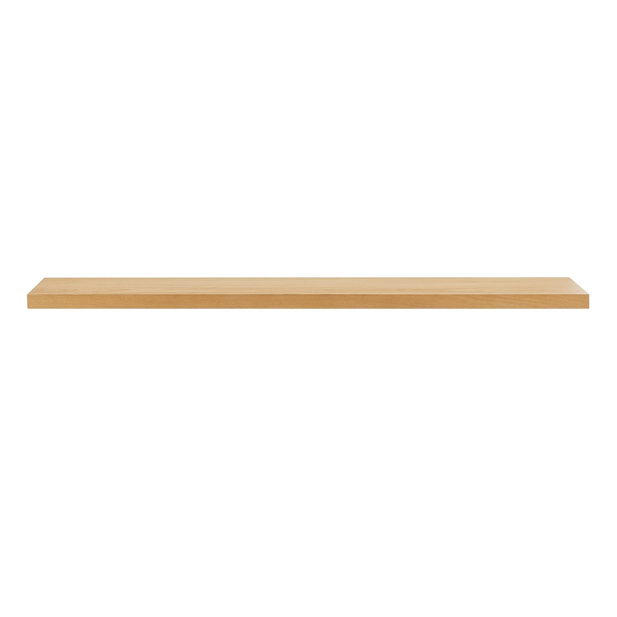 75 Natural Light Brown Wooden Floating Shelf