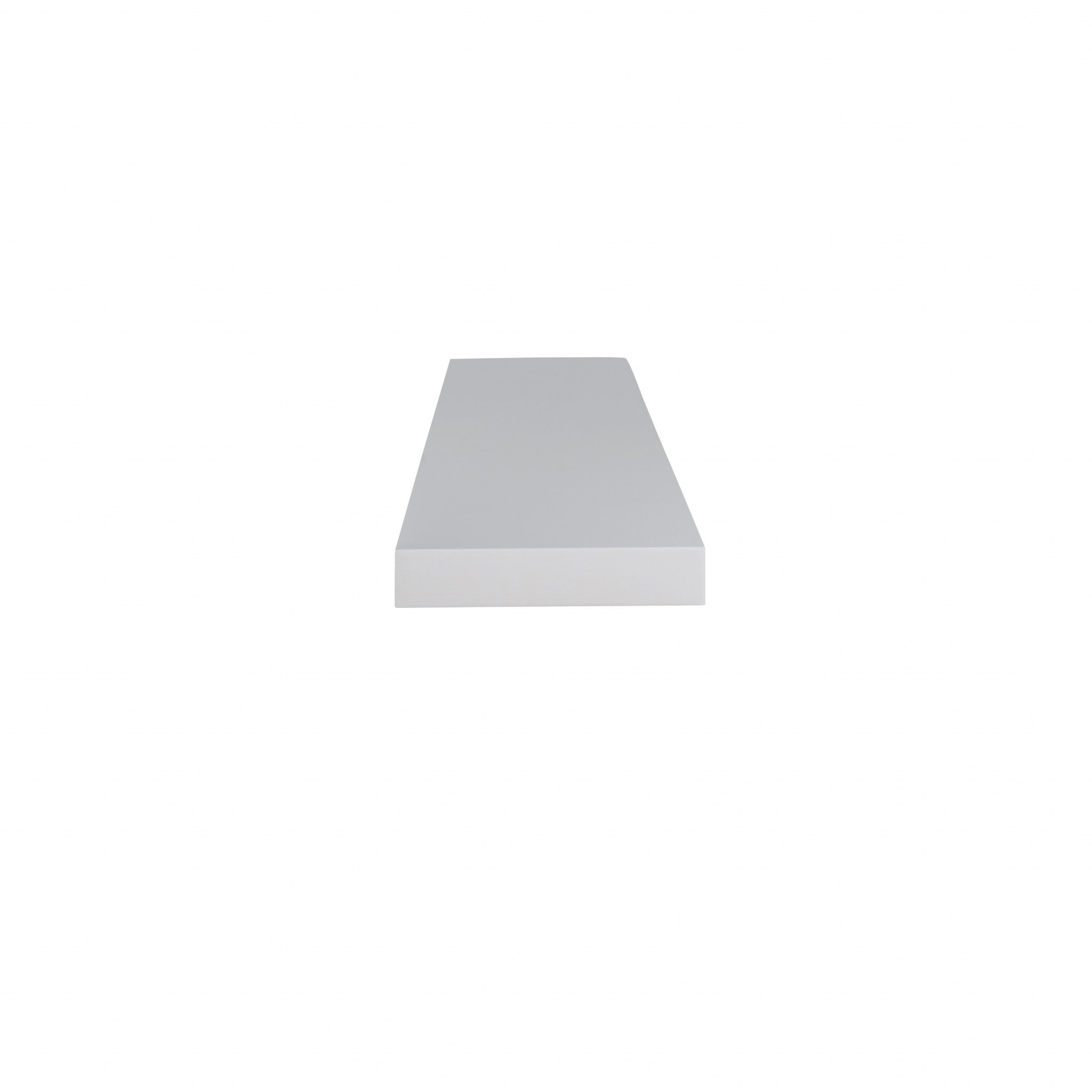 75 White Wooden Floating Shelf