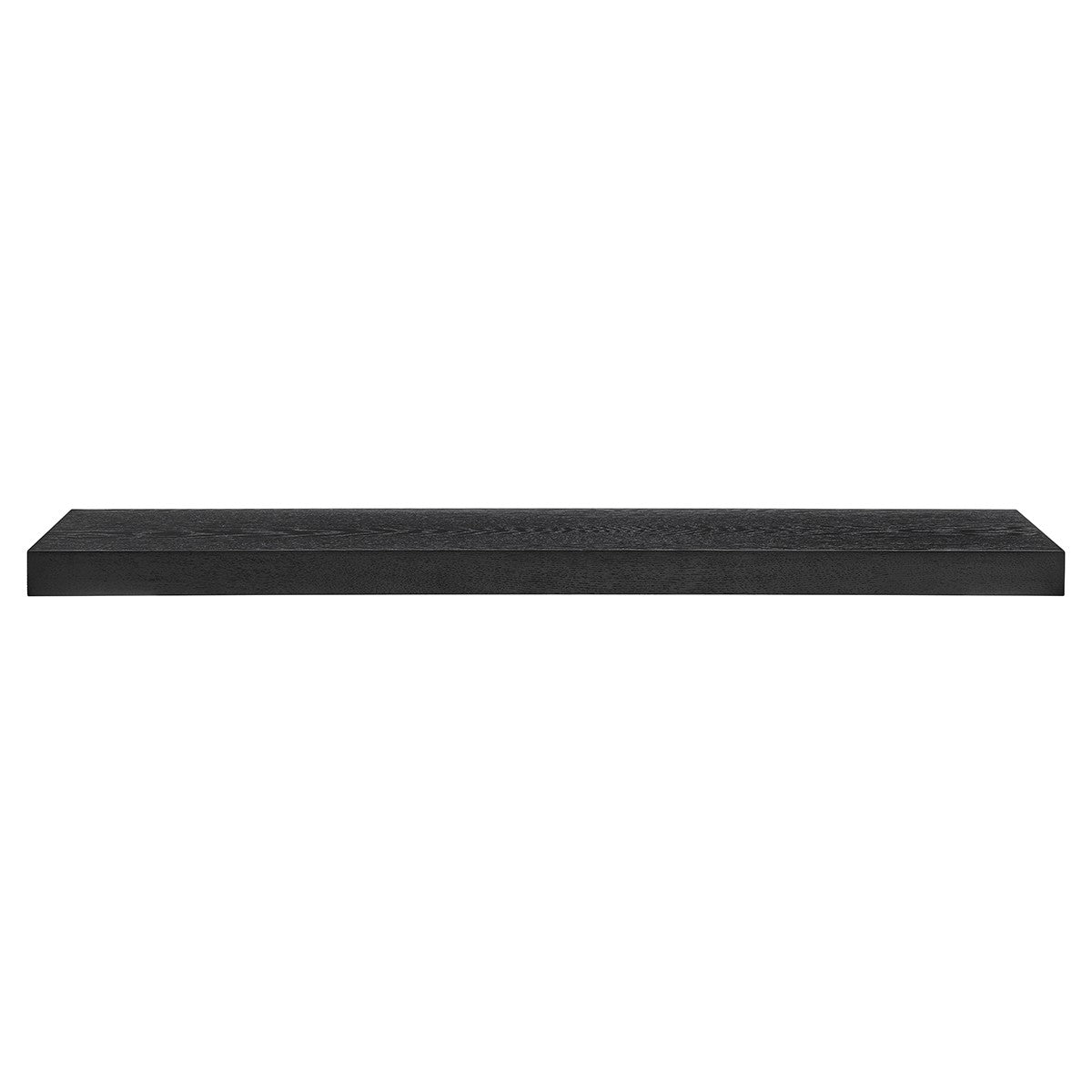 43 Black Wooden Floating Shelf
