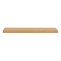43 Natural Light Brown Wooden Floating Shelf