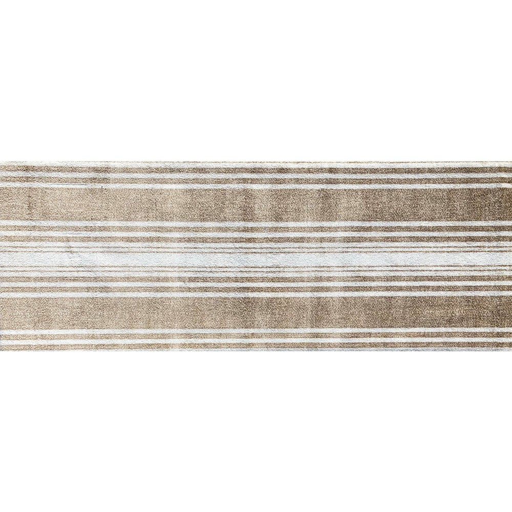 2 x 6 Sandy Shores Regatta Stripe Washable Runner Rug