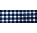 2 x 6 Navy and White Buffalo Plaid Washable Runner Rug