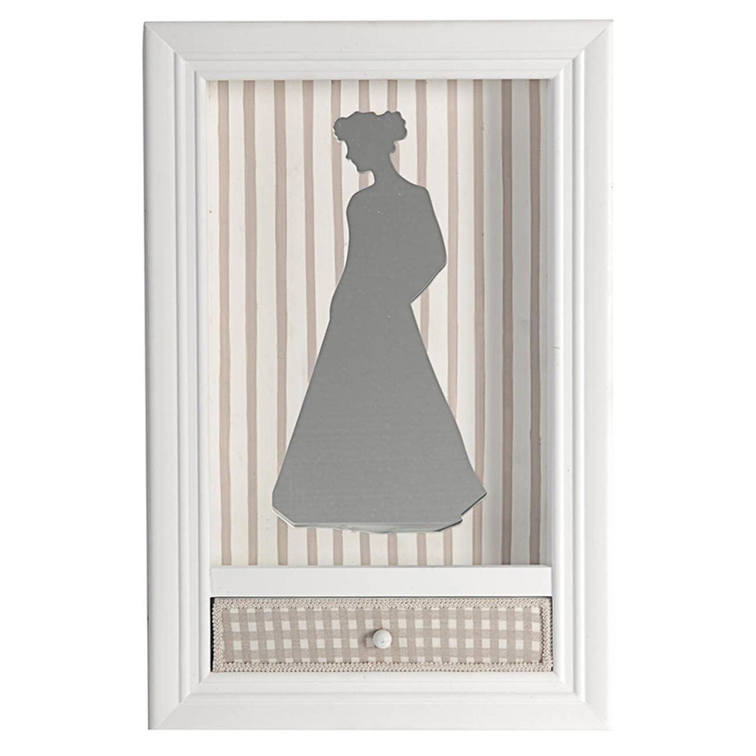 Woman Silhouette Shadowbox Wall Dcor