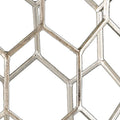 18 Antiqued Gold Honeycomb Hexagonal End Table