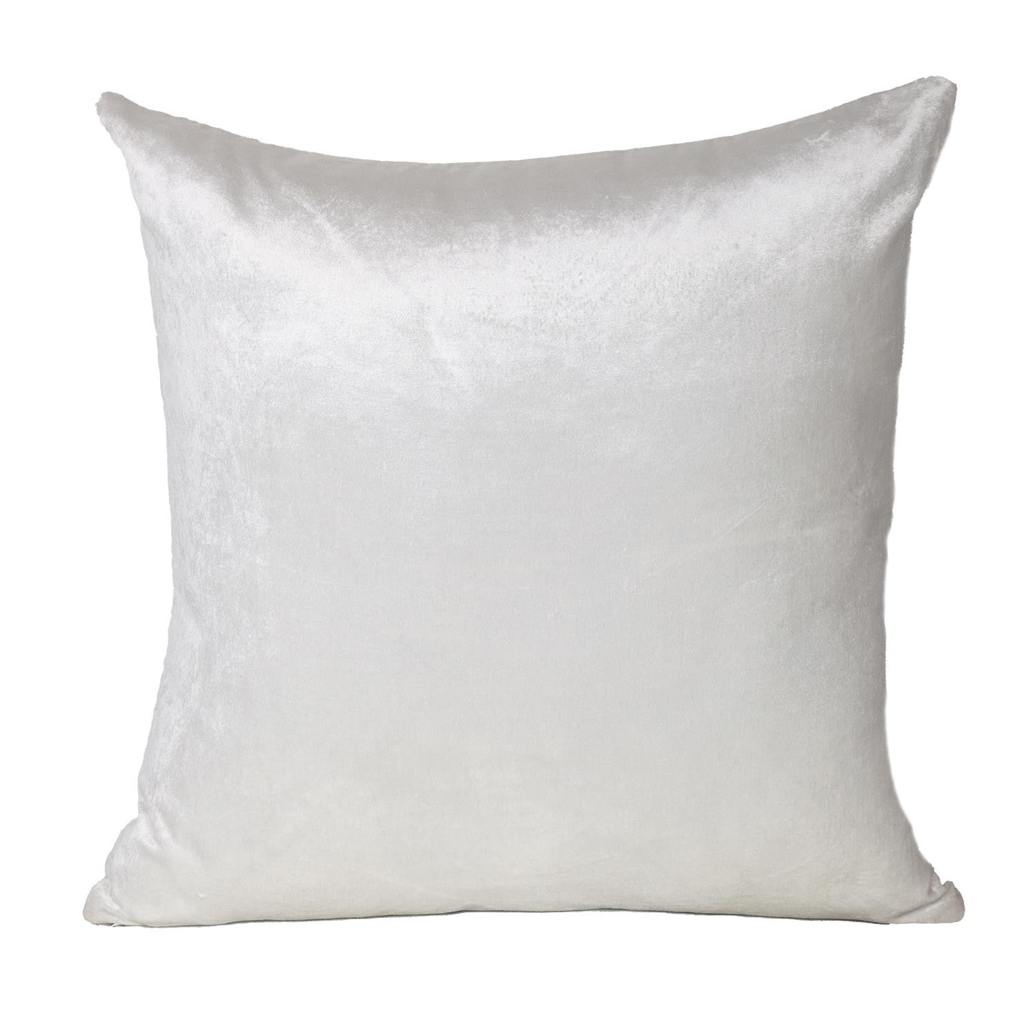 Classic 20 Solid Color White Soft Touch Throw Pillow