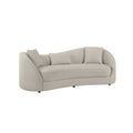 Light Gray Sofa Aymmetrial HighLow Backrest