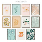 Sylvie Palms Framed Canvas by Alicia Schultz
