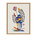 Sylvie Rainbow Lorikeet Framed Canvas by Rachel Lee of My Dream Wall