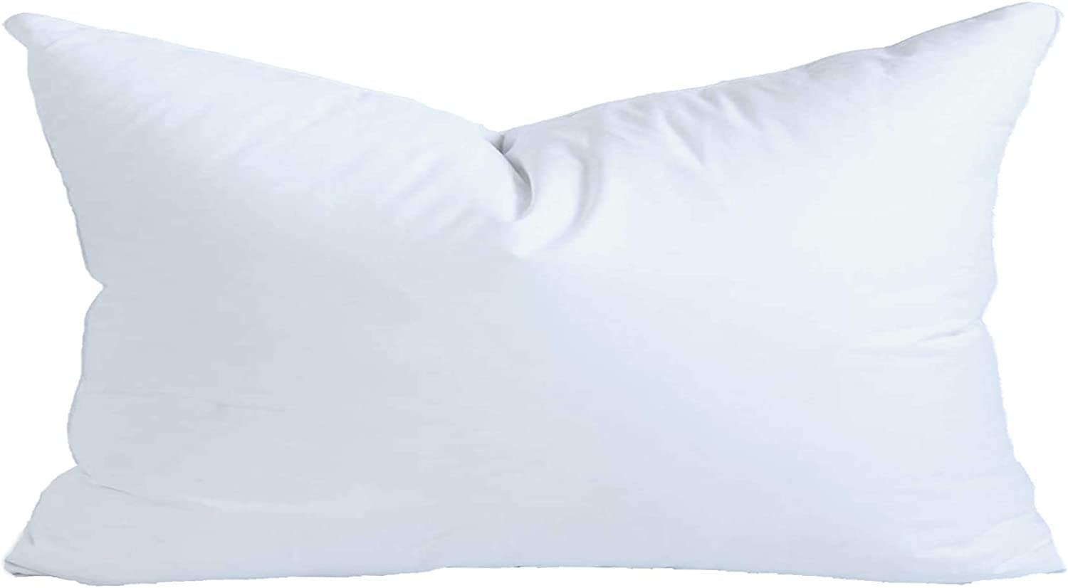 Moonrest 13X21 Inch Synthetic Down Alternative Lumbar Pillow Insert Form Stuffer For Sofa Shams, Decorative Throw Pillow, Cushio