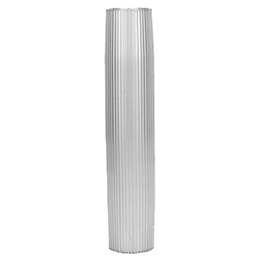 Taco Aluminum Ribbed Table Pedestal - 2-3/8 O.D. - 26 Length