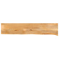 vidaXL Table Top Live Edge 55.1inchx7.9inchx1.5inch Solid Wood Mango