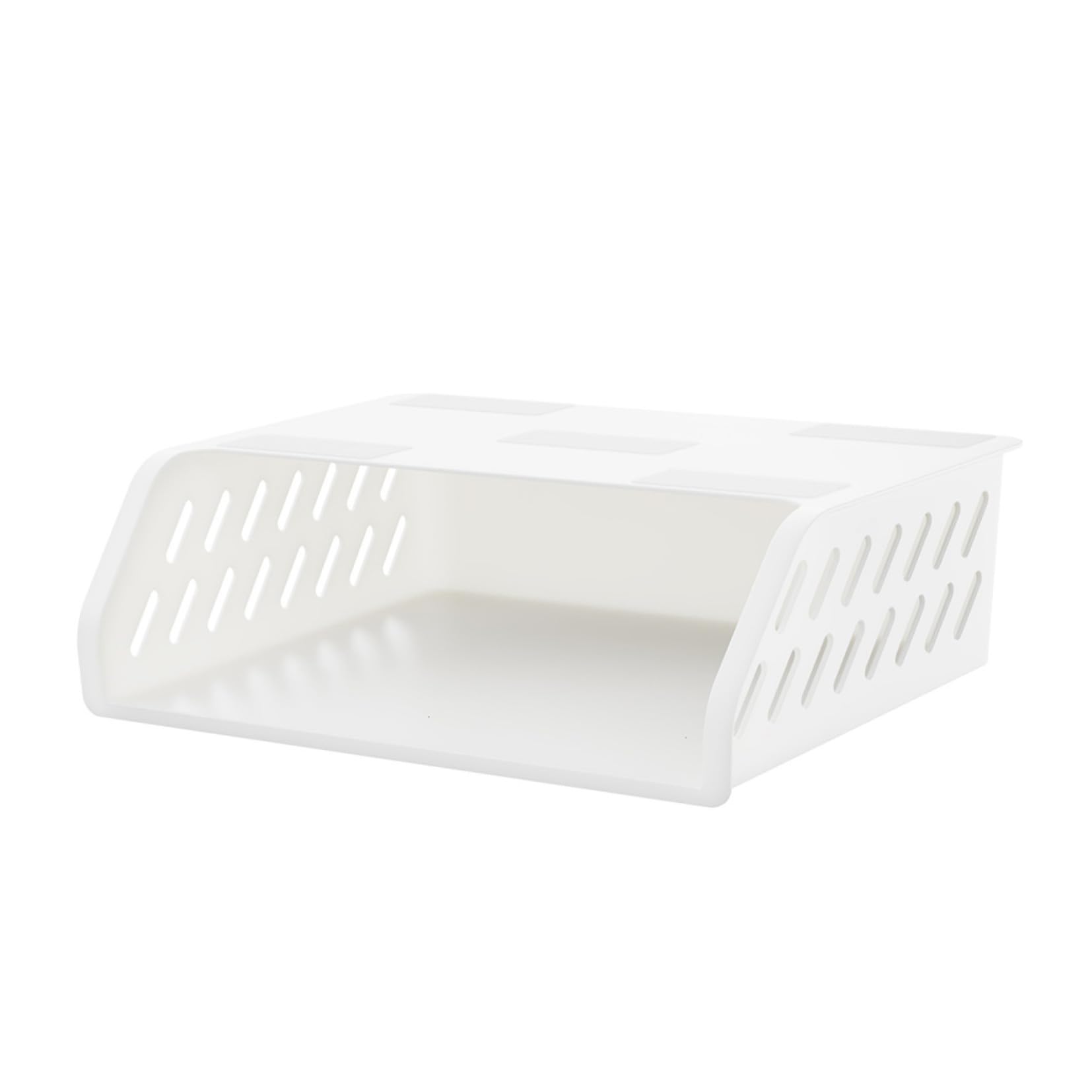 Bebemoko 1Pc Hanging Under Shelf Storage Plastic Storage Rack Kitchen Shelf Wall For Living Room Home Supplies