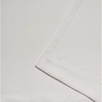 Exclusive Home Sateen Twill Woven Room Darkening Blackout Button Top Curtain Panel Pair, 84'' Length, Vanilla