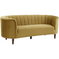 Acme Millephri Sofa in Olive Yellow Velvet