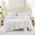 Lily 3PCS Comforter Set, White color