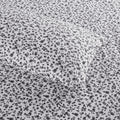 Printed Microfiber Sheet Set, Black Floral color