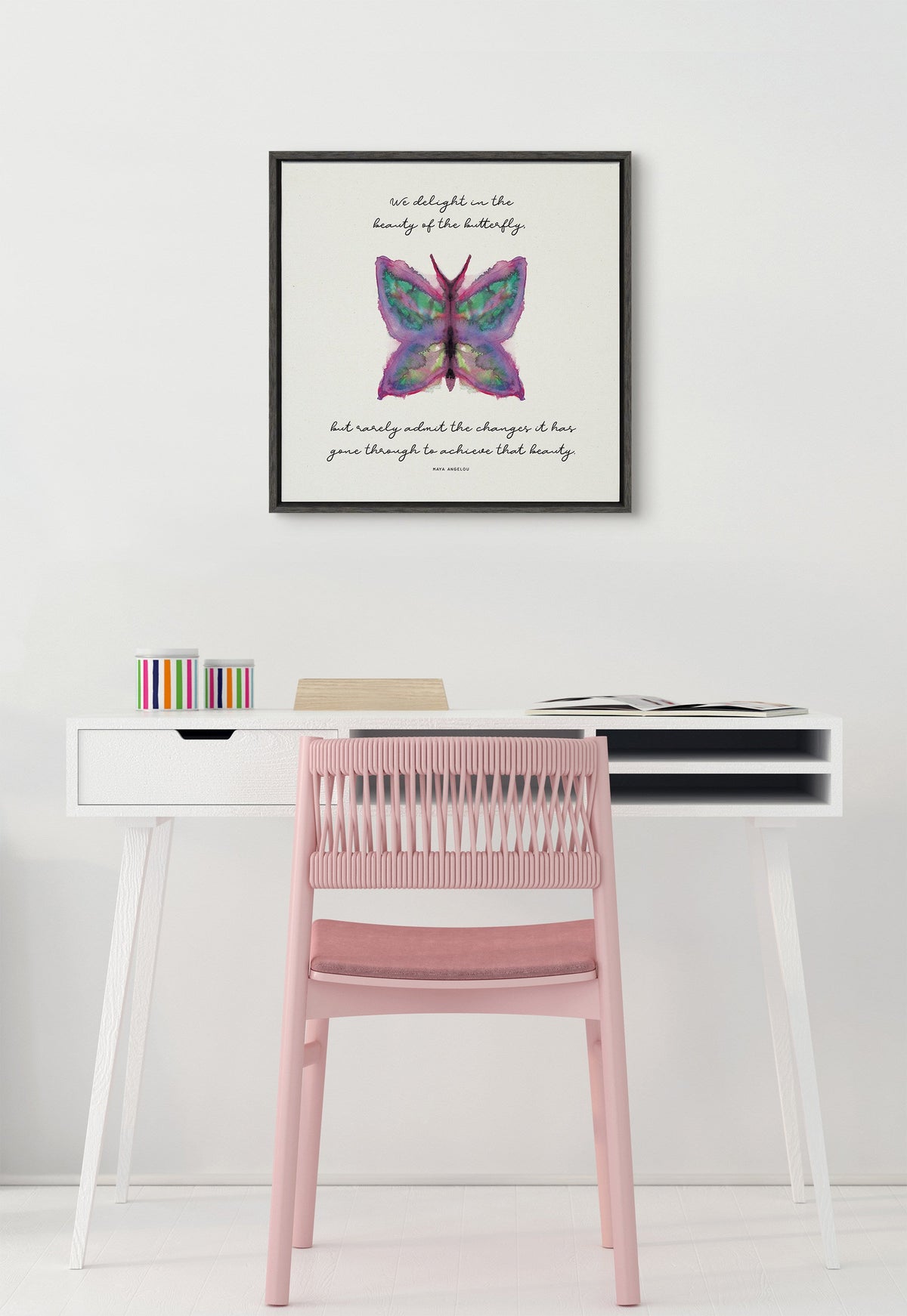 Sylvie The Growth of the Inner Being Framed Canvas by Mentoring Positives
