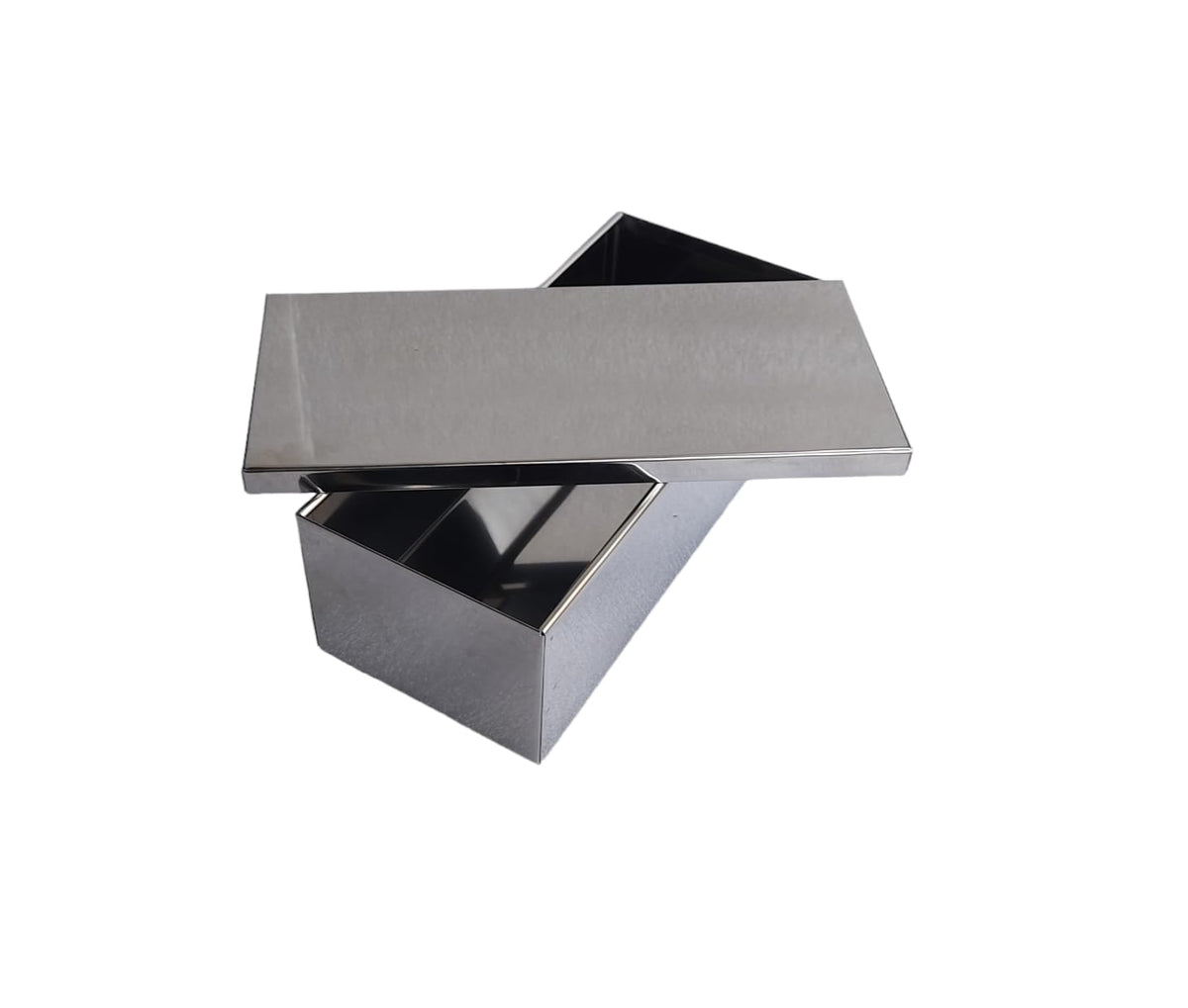 Crevita Stainless Steel Storage Box For Jewellery,Ornaments,Cash,Check book,Stationary,First Aid kit,Cutlery, Parlour Items,Drie