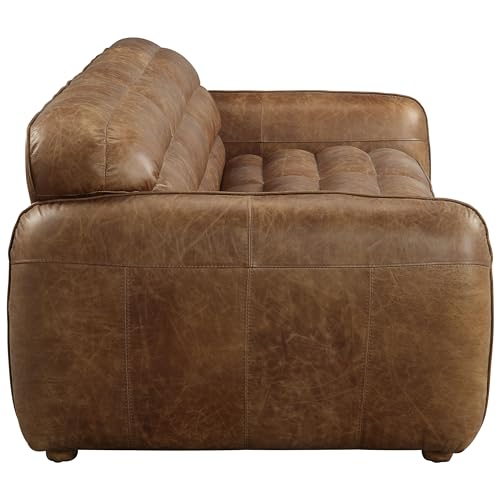 Acme Rafer Sofa in Cocoa Top Grain Leather