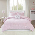 Rosalie Pink/Silver, Soft Microlight Plush,