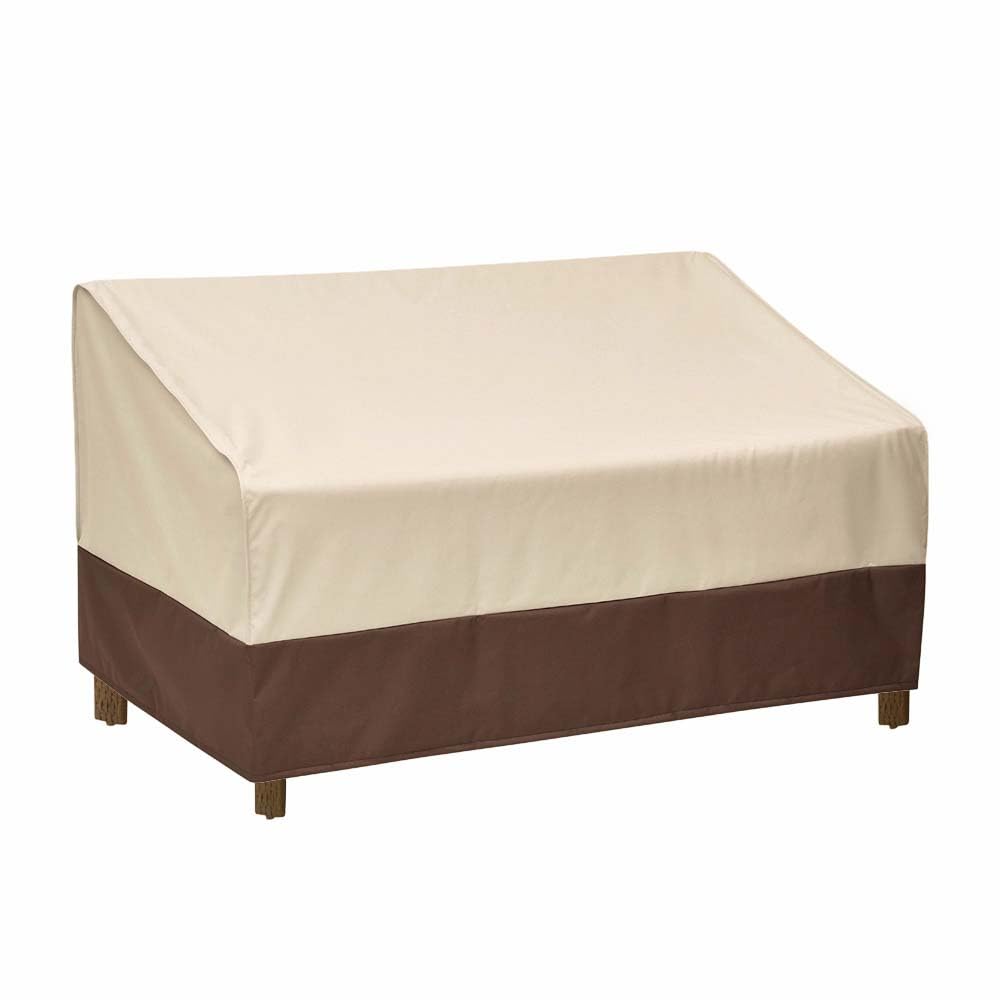 Loriano 2-Seater Patio Sofa Cover, 100% Waterproof For Outdoor Loveseat Covers, 600D Oxford Fabric Heavy Duty Lawn Patio Furniture Covers 60' W X 40' D X 33' H