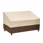 Loriano 2-Seater Patio Sofa Cover, 100% Waterproof For Outdoor Loveseat Covers, 600D Oxford Fabric Heavy Duty Lawn Patio Furniture Covers 60' W X 40' D X 33' H