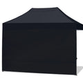 ABCCANOPY Instant Canopy SunWall 10x15 FT, 1 Pack Sidewall Only, No Frame and Top, Black