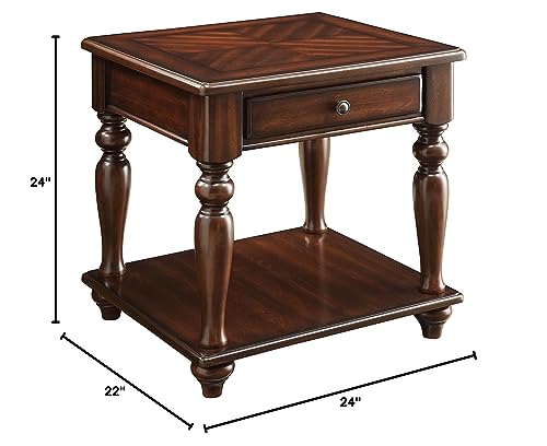 ACME Furniture Farrel End Table, Walnut