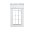 Ellis Curtain Stacey Sheer Balloon Valance, 60 x 15, White