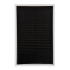 Temporary Blinds, Vertical Pleated Blinds No Drilling Self Adhesive Blinds Easy to Install Fits Blinds Window Roller for Bathroo