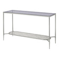 Acme Adelrik Sofa Table in Glass and Chrome