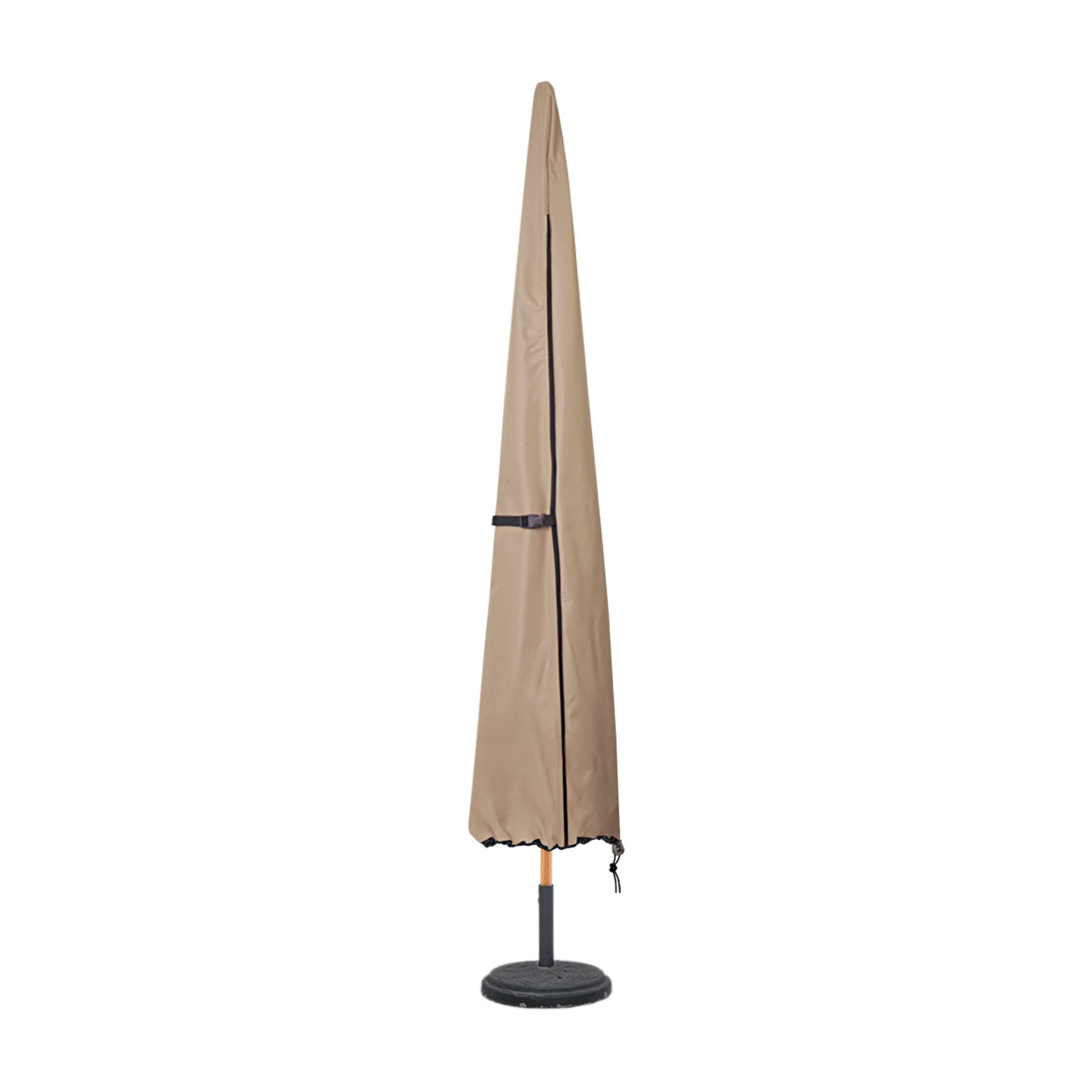 Ultcover Patio Umbrella Parasol Cover - 600D Waterproof Outdoor Market Umbrella Cover - Fits Market Umbrella 7-10 Feet