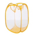 Kolar Nylon Mesh Laundry Basket|Laundry Bag Foldable|Easy to Carry Handle for Home, Dorms & Hostel (Multicolor  Extra Large)