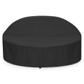Sunpatio Outdoor Daybed Cover, Heavy Duty Waterproof Round Canopy Sofa Bed Cover With Taped Seam, Patio Furniture Set Cover, All