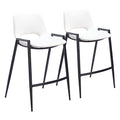 Zuo Desi Counter Stool White