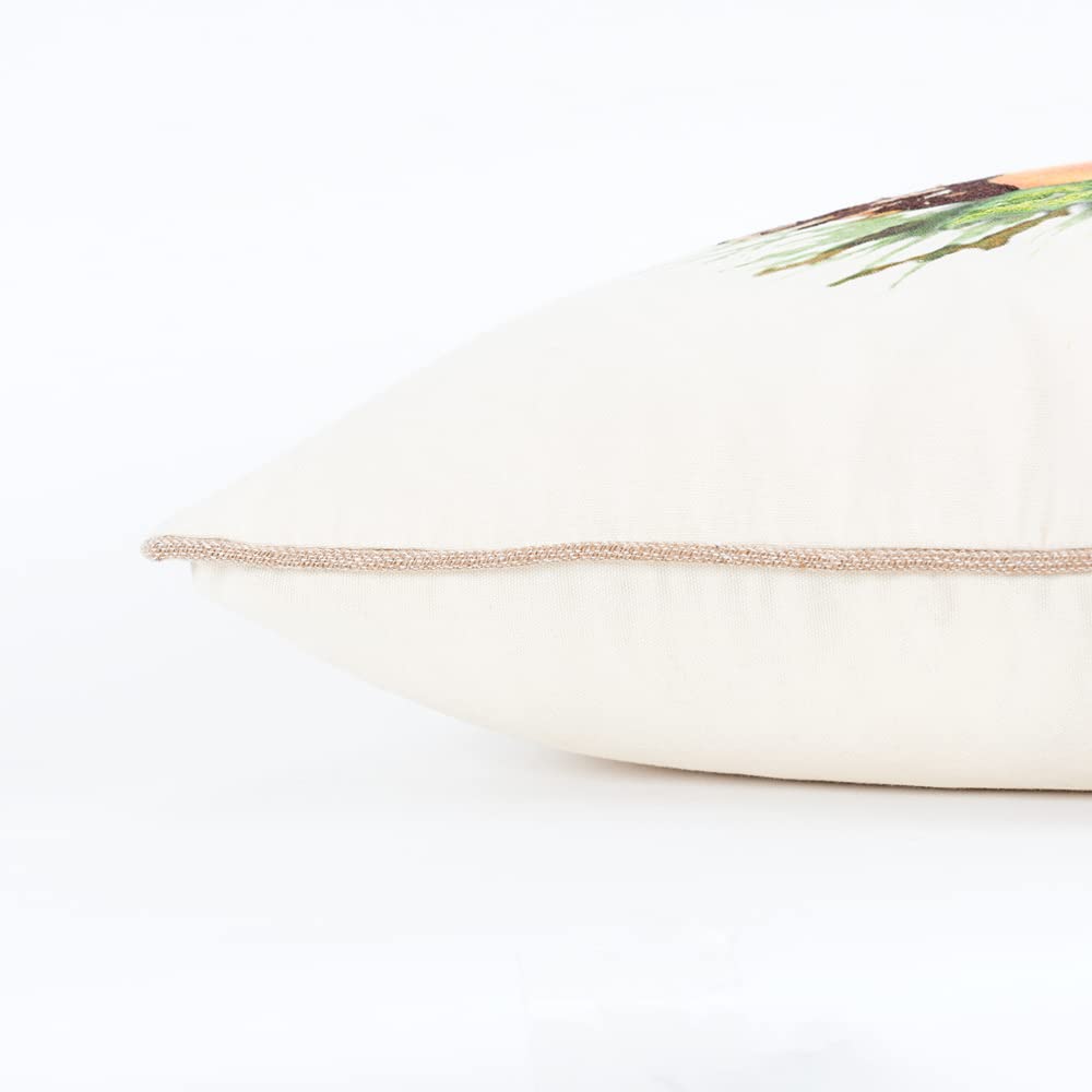 Rizzy Home 20" x 20" Cotton Duck Pillow Cover in Multi-Color