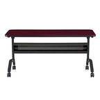 Safco Products Flip-N-Go Training Table, Regal Mahogany