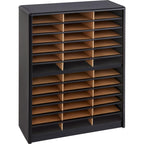 Safco Products 7121Bl Value Sorter Literature Organizer, 36 Compartment, Black