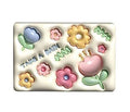 ASVI CREATION 3D Mat | 3D Visual AntiSlip Absorbent Bath Mat | Non Slip Bathroom Rug Soft Carpet Door Mat (60 X 40 CM, Multicol