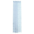 UJEAVETTE Elegant Flower Sheer Window Curtain Voile Drapery Panel 39x98 Blue