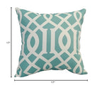 Blazing Needles Outdoor Geometric Polyester Throw Pillow, 17", Kirkwood Pool 4 Count