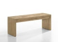 Magnus Wooden Oak Finish 50.5 Wide Dining Bench
