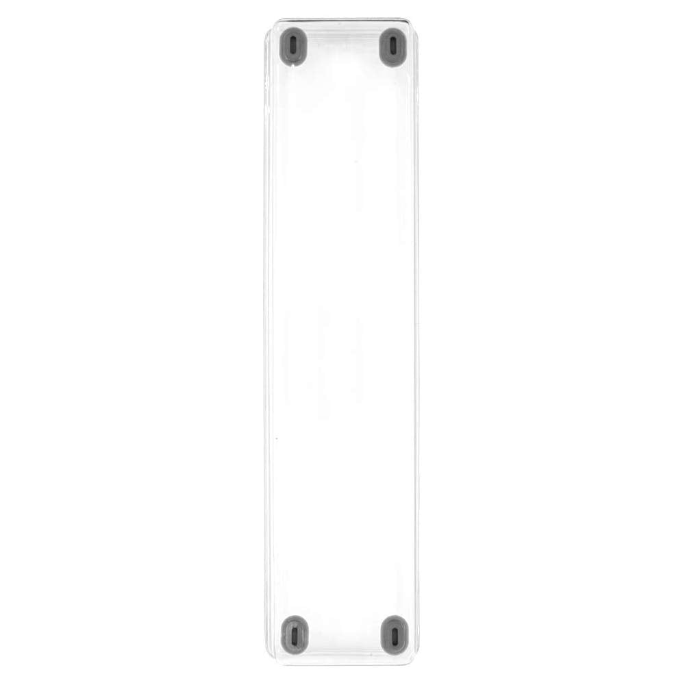 Glad Heavy Duty Plastic Drawer Storage Tray, 13 x 3, Clear - Non-Slip Organizer Bin for Home, Kitchen, Bath, Bedroom, Office
