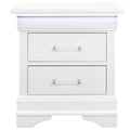 Global Furniture Usa White Charlie Nightstand