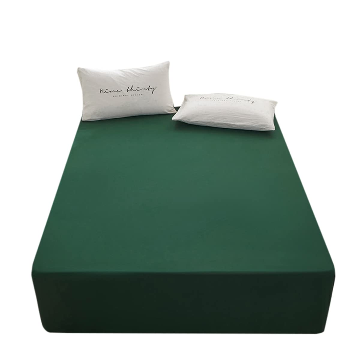 Bedding King Size Fitted Sheet Only-King Size Deep Pocket Bottom Fitted Sheet Fits 15Inches Bed Matress Sheet Soft And Microfibe